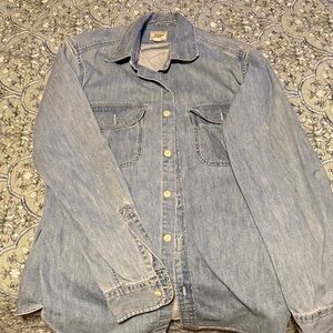 J. Crew Light Blue Casual Button Down Shirt